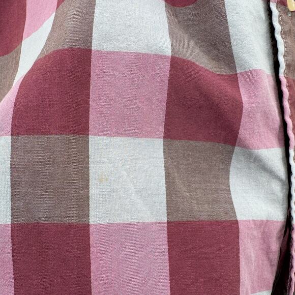 Robert Graham The Freshly Laundered Button Up Red Long Sleeve Shirt-Mens Large - Picture 7 of 8